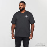T-shirt athlétique réfléchissant IMC pour homme, noir