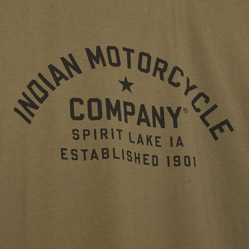 T-shirt IMC Established 1901 pour hommes, kaki