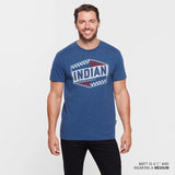 T-shirt graphique Racing pour hommes, bleu