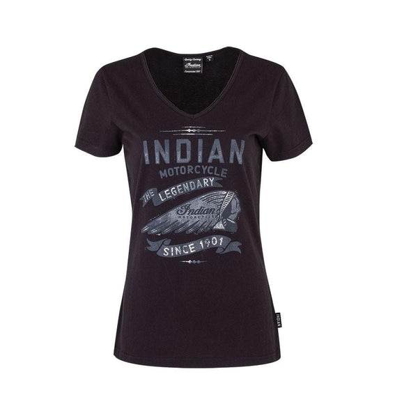 T-Shirt Graphic Femmes, Noir - Indian Motorcycle - Boutique en ligne 286095201 équipements moto pas cher