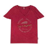 T-shirt Femmes, Rouge - Indian Motorcycle - Boutique en ligne 286795601 équipements moto pas cher