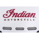 Casque intégral rétro à rayures, blanc - Indian Motorcycle - Boutique en ligne 286868301 équipements moto pas cher