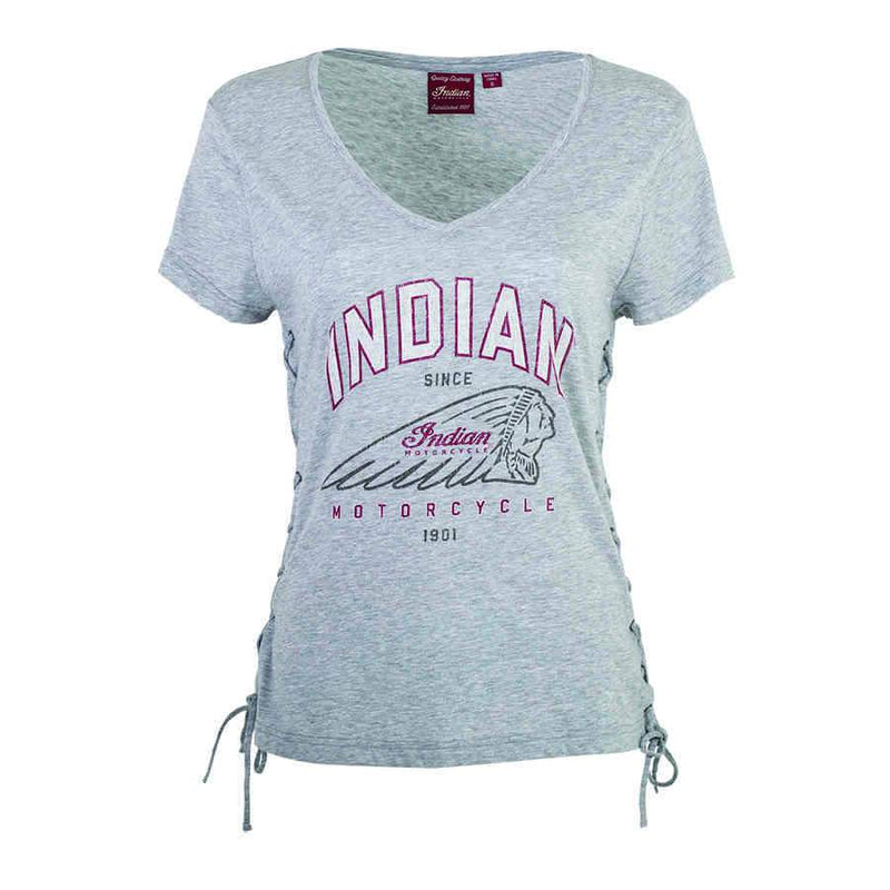 T-shirt Femmes, Gris - Indian Motorcycle - Boutique en ligne 286966901 équipements moto pas cher