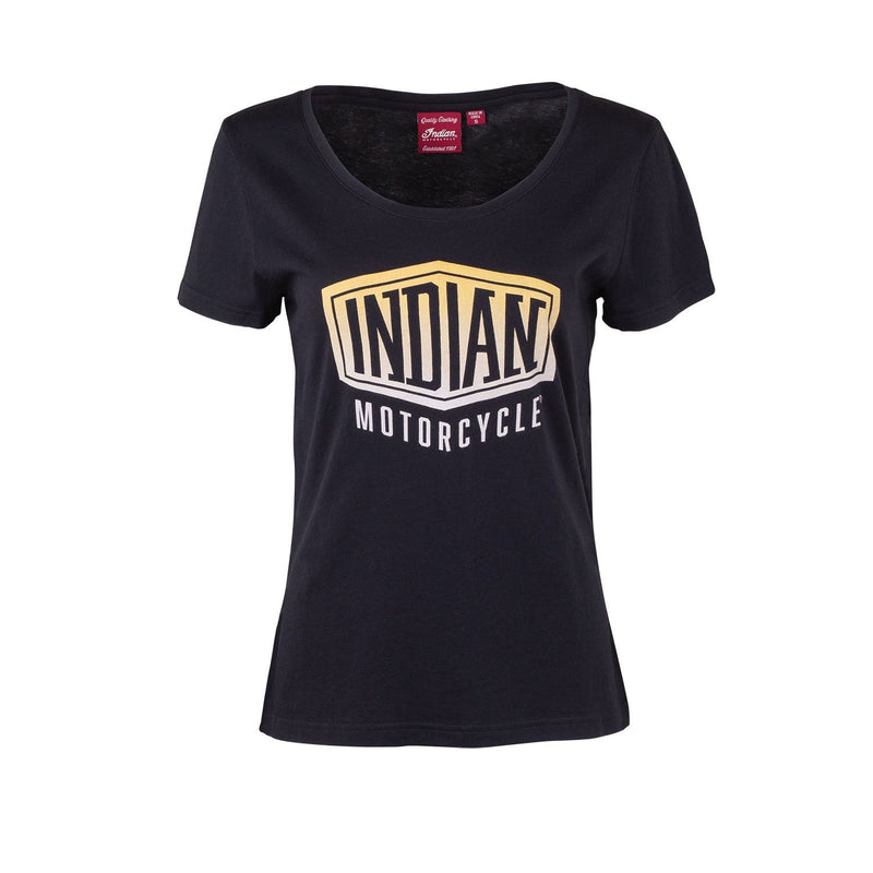 T-shirt Shield Femmes, Noir - Indian Motorcycle - Boutique en ligne 286970901 équipements moto pas cher