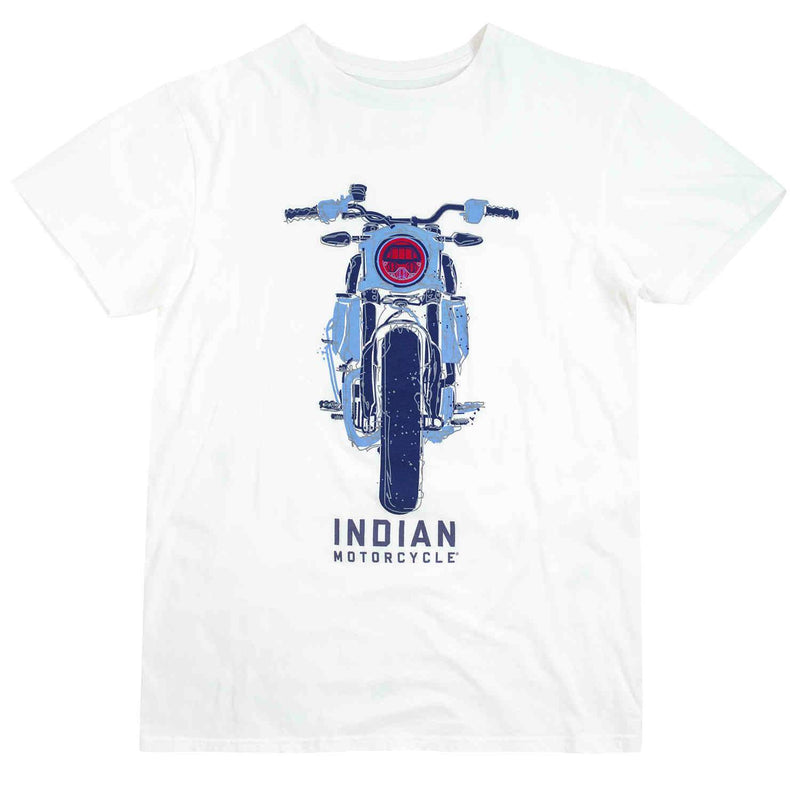 T-shirt FTR1200 Hommes, Blanc - Indian Motorcycle - Boutique en ligne 286973202 équipements moto pas cher