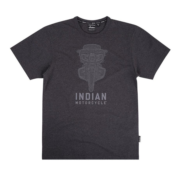 T-shirt Hommes, Gris - Indian Motorcycle - Boutique en ligne 286979802 équipements moto pas cher