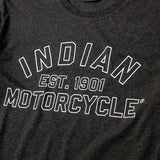 T-SHIRT CHINÉ EST. 1901 HOMME, NOIR - Indian Motorcycle - Boutique en ligne 286288602 équipements moto pas cher