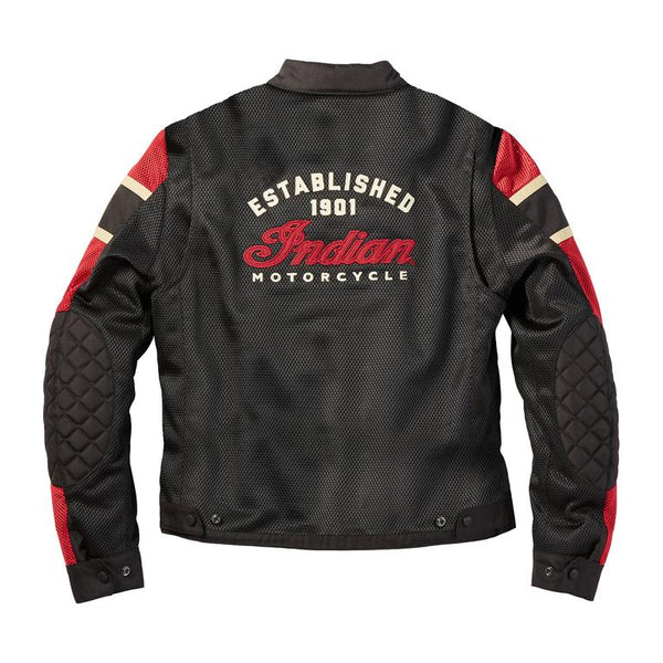 Veste Arlington en mesh, noir pour Hommes - Indian Motorcycle - Boutique en ligne 286140002 équipements moto pas cher